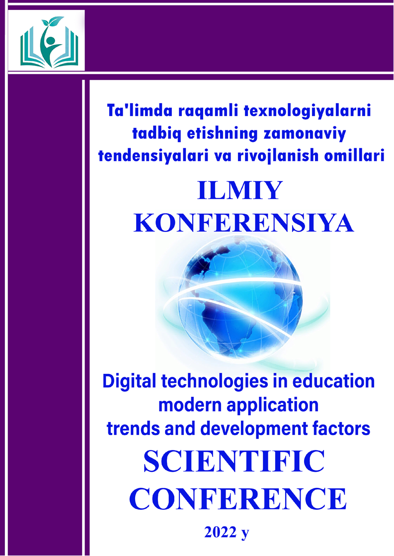 					View Vol. 51 No. 1 (2026): Ta'limda raqamli texnologiyalarni tadbiq etishning zamonaviy tendensiyalari va rivojlanish omillari konferensiyasi_51-son_1-to'plam
				