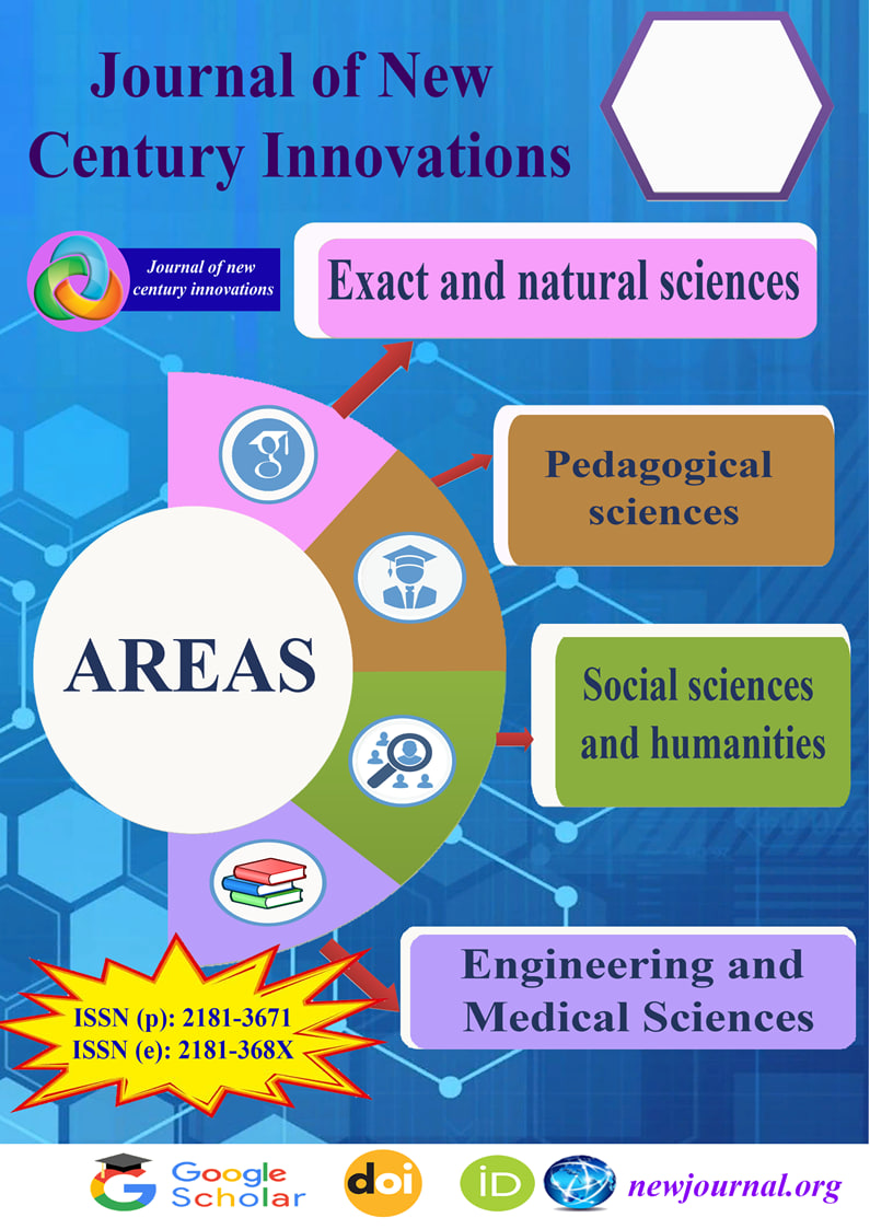 					View Vol. 86 No. 1 (2025): JOURNAL OF NEW CENTURY INNOVATIONS|Volume-86|Issue-1
				